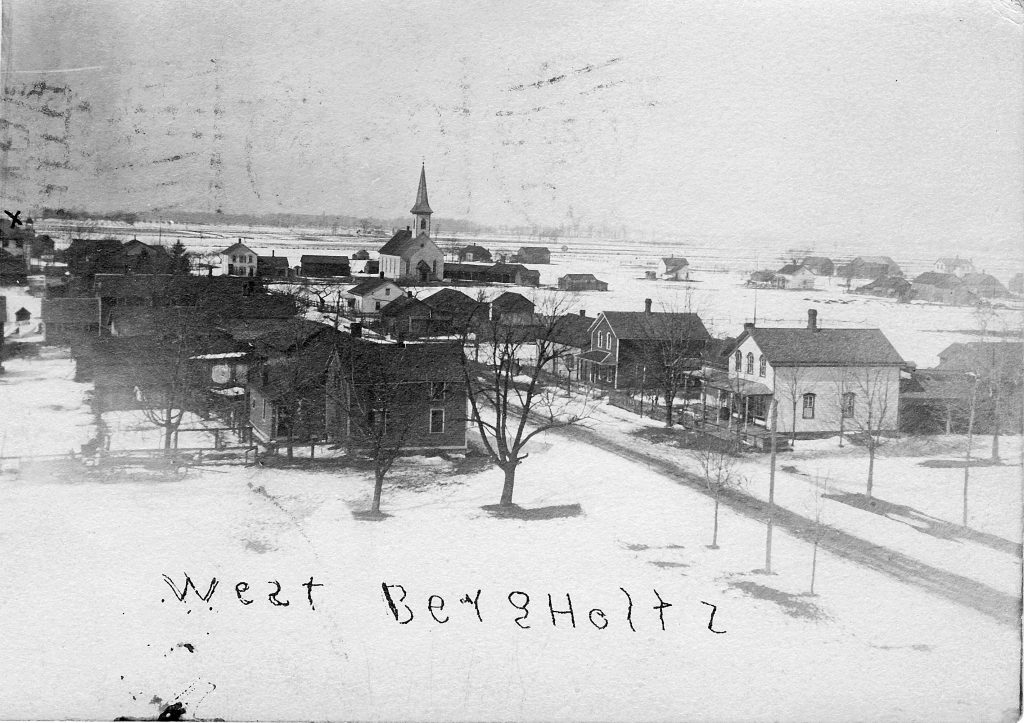 Early 1900's picture of Bergholz